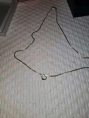 Delicate Gold Heart Pendant Necklace for Women
